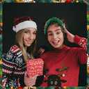 TIOSRU Green Christmas Headband for Women Girls,Christmas Tree Headbands for Women Knot Headband Holiday hairbands for Girls Gift