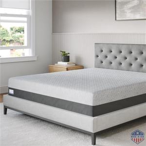 Gel Memory Foam Mattress in a Box, Made in The USA, CertiPUR-US, Oeko-Tex, and Fiberglass-Free Certified Bed, 12 inch Soft - King