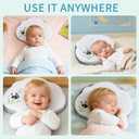 Bed Cushion,Skin-Friendly & Breathable, Soft & Cosy, Easy Clean & Machine Washerable Ideal for Perfect Head Shape