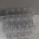 8 Pack Clear Acrylic Kids Shoe Rack, 4 Sections Acrylic Transparent Simple Shoe Rack Toddler Baby Shoe Storage Organizer, Shoe Storage Rack Desk File Sorter Book Purse Organizer