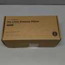 Toddler Pillow with Pillowcase - 13x18 My Little Dreamy Kids Travel Bed Pillows for Sleeping, Organic Cotton Small Pillowcase, Soft & Breathable, Machine Washable, Toddlers 2-5 Years Old (Soft White)