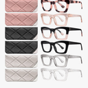 CCVOO Stylish Reading Glasses for Women, Eyeglasses, Blue Light Readers for Women, Computer Eye Glasses, Cheaters(1.25)