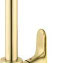 hansgrohe Focus Gold Bar Kitchen Faucet, Bar Sink Faucet Single Hole, Faucet for Kitchen Sink, Brushed Gold Optic 04507251, 1.5