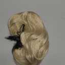 80s 90s Retro Blonde Mullet Wigs Pixie Cut Wigs with Bangs for Women Wolf Cut Wig Middle Part Blonde Synthetic Heat Resistant Fiber Costumes Cosplay Hair Wig for Daily Party Use (22 Inch)