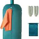 OUEST Portable Mini Clothes Dryer for Apartment, RV,Travel Compact Dryer, Sturdy, Easy to use, for Light Clothing Underwear, Baby Clothes-Green