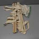 POVETIRE Headband Holder Hair Bows Organizer for Girls,Baby Headbands Hair Accessories Organizer Storage Wall Hanging Decor for Nursery Girls Room (Beige)