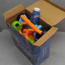 SLOOSH Bubble Lawn Mower Toddler Toys - Spill-Proof Bubble Machine Pretend Gardening Play Toy for Age 1 2 3 1-3 Year Old Baby Boys Indoor Outdoor Use, Easter Basket Stuffers Birthday Gifts (Blue)