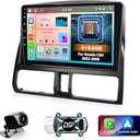Hikity for 20022006 Honda CRV Android 13 Radio, 9 Inch Touch Screen CRV Stereo Dash Kit, Wireless Carplay Android Auto, inDash GPS Navigation, WiFi, Bluetooth, FM, Backup Cam