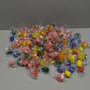 Lenwen 200 Pcs Wooden Spinning Top Colorful Rainbow Gyroscope Novelty Educational Spinning Toy Wood Painted Spinner for Kindergarten Family Games Party Favors Gifts for Girls Boys