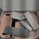 2-in-1 Nail Dust Collector & Electric Nail Drill File, Cordless Nail Machine with Stepless Speed Forward Reverse, 5 Suction Mode 4000RPM Dust Collector Nail Tech 6000mAh Rechargeable for Home Salon