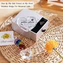 2 x Dog Memorial Gifts for Loss of Dog, Pet Memorial Suncatcher, Pet Sympathy Gifts, Heart Shaped Suncatcher with Personalized Words, Remembrance Bereavement Gift for Loss of Dogs Cats