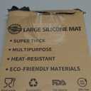 2Pack Large Silicone Mats for Kitchen Counter, 48''x24''(120cmx60cm) Heat Resistant Mat for Kitchen Island, Waterproof Multipurpose Countertop Protector, Dark Gray