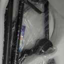 O'NEELDY Floor Lamp with Table Black Floor Lamp Modern Floor Lamp Bedroom with Table Attached Modern Dimmable Lamps for Living Room 71" Height Standing Lamps for Office Reading Room,E26 Bulb Included