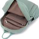 Tanweibago Mini Nylon Women Backpacks,11L Small Ladies backpacks Casual Lightweight Women Shopping Travel Daypack (Light Green)