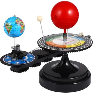 Solar System Planetarium Model Moon Earth Sun Orbital Model Scientific Educational Astronomy Teaching Tool for Toddlers Kids Children