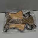 BUMBIN Tactical Dog Harness for Small Dogs No Pull, Famous TIK Tok No Pull Puppy Harness, Fit Smart Reflective Pet Walking Harness for Training, Adjustable Dog Vest Harness with Handle Brown S (S(Neck:13-16", Chest:15-23"))