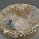 Bamboo Pendant Light Fixture One-Light Adjustable Boho Basket Handmade Woven Pendant Lighting for Kitchen Island Sink Farmhouse Dining Room (Natural-3)