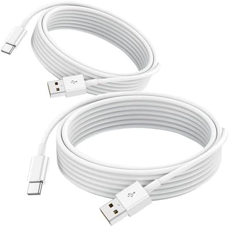 2 Pack iPhone 15 Car Carplay Cable USB A to USB C Charging Charger Cable iPhone 16E 16 15 Pro Max Plus Data Cord for TV 4K Remote 3rd Generation, iPad Pro 12.9 11 inch, iPad Air 5 4 Mini 6 USB Type C