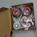 4392067 Dryer Repair Kit and W10837240 Dryer Idler Pulley Fit for Whirlpool Maytag Admiral Kenmore Dryer - Bravos Dryer parts and Duet Dryer Parts Compared to # 4392067VP 80047 587637 by Funmit