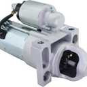 Starter Replacement New for 2001-2002 Chevy Silverado 1500 Tahoe Suburban, GMC Sierra 1500 Yukon, 2002 Cadillac Escalade Chevy Avalanche, V8 4.8 5.3L 01 02 10465548 10465579 19136238 9000854 9000906