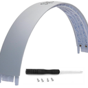 Solo3 Headband Replacement Parts Accessories Solo2 Headband Repair Kit Compatible with Solo 3.0 Solo 2.0 Wireless Top Headband（Silver）