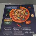 Pizza Pan - 14 Inch Nonstick Pizza Pan for Oven with Widen Handles for Cooking, Baking, and Grilling - Durable, Even Heating, Long-Lasting Kitchen Cookware (1, Grey) (Gray)