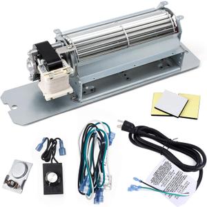 Replacement Fireplace Blower Fan Kit for Continental Napoleon Fireplaces, GZ550-1KT GZ550 Fireplace Blower, Fireplace Blower Kit for Continental BCDV36NTR CDV36PTR CDV34 CDV36NTR, Rotom HB-RB58 HBRB58