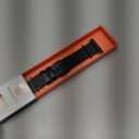 Bandletic Compatible with Apple Watch Bands for Men Women, Soft Genuine Leather Band Replacement Strap for iWatch 49mm(Ultra 3/2/1),46mm(11/10),45mm(9/8/7),44mm(SE3/SE2/SE/6/5/4),42mm(3/2/1) (Black Adapter-Black)