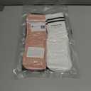 Pilates Socks with Grips for Women Long Non-Slip Yoga Grippy Socks for BarreBalletDance & HospitalAnti-Skid Workou (5.5-10, Black/White/Grey/Pink)