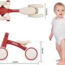 SEREED Baby Balance Bike for 1 Year Old Boys Girls 12-24 Month Toddler Balance Bike, 4 Wheels Toddler First Bike, First Birthday Gifts