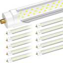 8ft Led Bulbs, T8 8 Foot Led Bulb for T12 Replacement, 72W 9000lm 8' Led Tubes 96" FA8 Single Pin, Three Rows of lamp Beads, 5000K led Tube Light (10Pack)