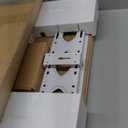 YOMT Portable Floor TV Stand on Wheels for 32-70 Inch TVs, Tall Universal Rolling TV Stand with Swivel Mount, Elegant Lockable Mobile TV Cart with Wood Base for Living Room, Bedroom, Dorm (White) (Basic)