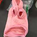 Dog Hoodie Pet Clothes Sweater with Hat and Pocket for Small Medium Large Dogs, Warm Soft Dog Cold Weather Coat, Clover Laminated Cotton Hooded Sweatshirt Outfit for Puppy Cats, Pink, Small