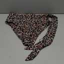 ZAFUL Women High Waisted Bikini Bottoms Ruched Swimsuit Bottom Tummy Control Bathing Suit Bottoms (Medium, 99-leopard)