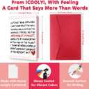 2 x Funny Valentines Day Card for Husband, Wife, Boyfriend, Girlfriend, Best Friend  Bold Sassy Love Card and Valentines Gift for Him or Her (WY-509)