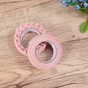 HEALLILY Lace Tape 70.86 Inch Adhesive Decorative Masking Tape for Scrapbooking Crafts DIY Card Making Planner Embellishments Pink Lace Trim Ribbon