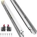 Probrico 6 Pairs 18 Inch Undermount Drawer Slides, Full Extension Concealed Drawer Runners Soft Close Bottom Mount Drawer Slides with Rear Mounting Brackets Locking Devices