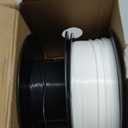 Creality 3D Printer Filament Bundle 4KG, 4 Pack 1kg Spool(2.2lbs) 1.75mm PLA Filament Bulk +/- 0.02mm, for Most FDM 3D Printers, White and Black