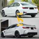 KHK Spoiler Compatible with G20, Glossy Black Car Rear Trunk Tail Spoiler, M3 Style Rear Wing Fits for 2019-2025 BMW G20 3 Series 330i M340i and G80 M3 All Models