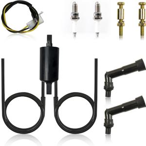 Ignition Coil Spark Plug and Cap For Honda CB250 1979-1981 CB400 1978 CM400 1979-1981 CM450 1982-1983 Hawk 400 CB400 1978-1982 Hawk CB450T 1982 Nighthawk CB450SC 1982-1985 30530-447-003 30530-413-003