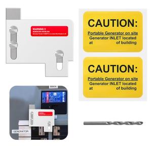 Generator Interlock Kit Compatible with Eaton Cutler Hammer Horizontal Main Only CH Series & TAN Breaker 150 or 200 amp Panels,1 1/2 Inch spacing Between Main and Branch Breaker (1)
