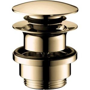 hansgrohe 3-inch Cover Polished Gold Optic, 50100991 Sink Drain