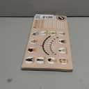 Volnamal Legging Organizer for Closet, Metal Yoga Pants Hangers 2 Pack w/10 Clips Holds 20 Leggings, Space Saving Hanging Closet Organizer w/Rubber Coated Closet Organizers and Storage, Black