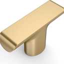 Amerdeco 10 Pack Champagne Bronze Cabinet Knobs 2 Inch(50MM) Kitchen Cabinet Pulls Drawer Knobs, Knobs for Dresser Drawers, Knobs and Pulls for Bathroom Cabinets