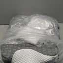 Elviros Cervical Neck CPAP Pillow for Sleeping, Ergonomic Adjustable Height Neck Support Memory Foam Bed Pillow for CPAP Users with Sleep Apnea, Suitable for Side and Back Sleepers (Dark Grey)