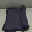 MIULEE Decorative Throw Pillow Covers Neutral Linen Fringe Throw Pillows Set of 2 Indigo Blue Boho Farmhouse Cushion Covers Coastal Decor for Couch Sofa Bed Living Room Spring Decor 18x18 Inch