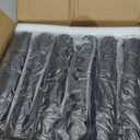 Dlfeue 12 Inch 6 Pcs Adjustable Bed Base Frame Support Legs Compatible with M8 M10 Threading Sofa Furniture Foot Replacement, Black