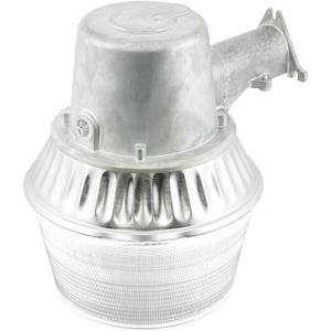 HALO 65-Watt Equivalent, Integrated LED, Metal, Area Light, 4000K, Light Gray