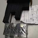 Redi Shade No Tools Original Blackout Pleated Paper Shade Black, 36" W x 72" L, 6 Pack
