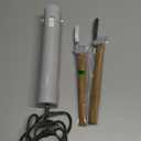 Electric Knife, Electric Bread Knife with 4 Stainless Steel Blades, Safety Lock Switch, Electric Cutting Knife for Meats, Poultry, Bread, Cheese & More (Gray)